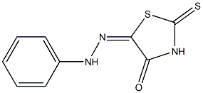 5-(2-Phenylhydrazono)-2-thioxothiazolidin-4-one 结构式