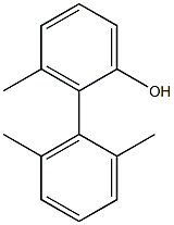 3-Methyl-2-(2,6-dimethylphenyl)phenol 结构式