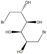 1,6-Dibromo-1,6-dideoxy-D-glucitol 结构式