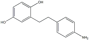 2-[2-(4-Aminophenyl)ethyl]hydroquinone 结构式