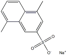 4,8-Dimethyl-2-naphthalenesulfonic acid sodium salt 结构式