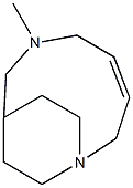 6-Methyl-1,6-diazabicyclo[6.2.2]dodec-3-ene 结构式