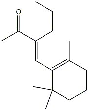 4-(2,6,6-Trimethyl-1-cyclohexenyl)-3-propyl-3-buten-2-one 结构式