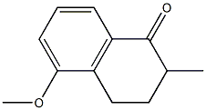 5-Methoxy-2-methyltetralin-1-one 结构式