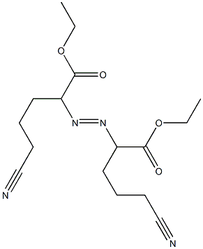 2,2'-Azobis(5-cyanovaleric acid)diethyl ester 结构式