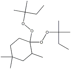 2,4,4-Trimethyl-1,1-bis(tert-pentylperoxy)cyclohexane 结构式