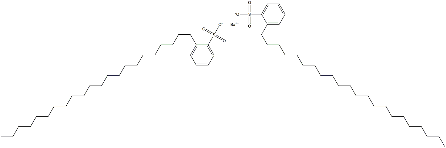 Bis(2-docosylbenzenesulfonic acid)barium salt 结构式
