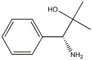 (1R)-1-Phenyl-1-amino-2-methyl-2-propanol 结构式