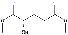 [S,(+)]-2-Hydroxyglutaric acid dimethyl ester 结构式