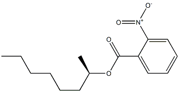 (-)-o-Nitrobenzoic acid (R)-1-methylheptyl ester 结构式