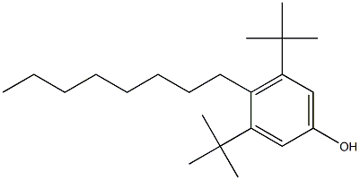 3,5-Di-tert-butyl-4-octylphenol 结构式