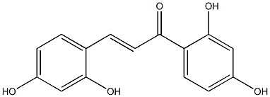 2,4,2',4'-Tetrahydroxychalcone 结构式