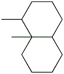 Decahydro-1,8a-dimethylnaphthalene 结构式