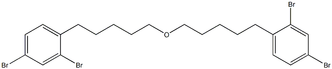 2,4-Dibromophenylpentyl ether 结构式