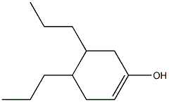 4,5-Dipropyl-1-cyclohexen-1-ol 结构式