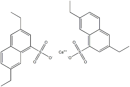 Bis(3,7-diethyl-1-naphthalenesulfonic acid)calcium salt 结构式