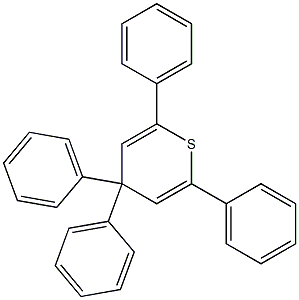 2,6-Diphenyl-4,4-diphenyl-4H-thiopyran 结构式