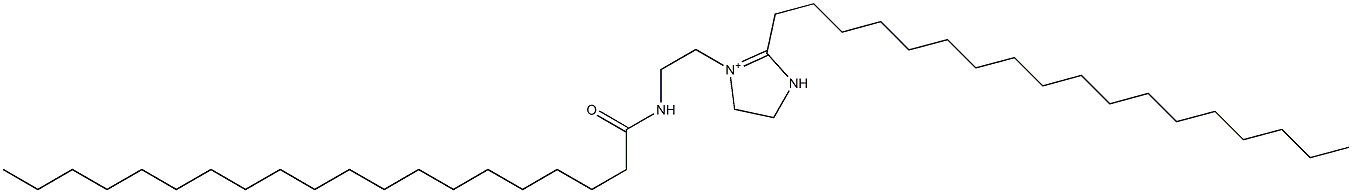 1-[2-(Icosanoylamino)ethyl]-2-octadecyl-1-imidazoline-1-ium 结构式