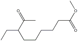 7-Ethyl-8-oxononanoic acid methyl ester 结构式