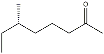 [S,(+)]-6-Methyl-2-octanone 结构式