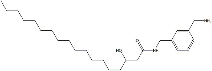 3-Hydroxy-N-(3-aminomethylbenzyl)stearamide 结构式