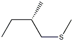 [S,(+)]-Methyl 2-methylbutyl sulfide 结构式