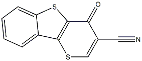 4-Oxo-4H-thiopyrano[3,2-b][1]benzothiophene-3-carbonitrile 结构式