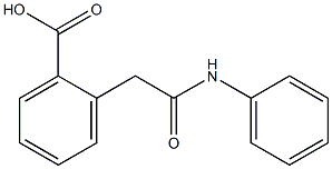 2-(Phenylcarbamoylmethyl)benzoic acid 结构式