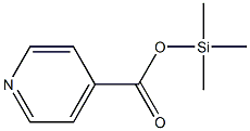 Pyridine-4-carboxylic acid trimethylsilyl ester 结构式