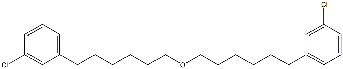 3-Chlorophenylhexyl ether 结构式