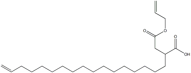 2-(16-Heptadecenyl)succinic acid 1-hydrogen 4-allyl ester 结构式