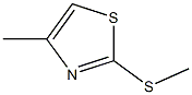 2-(Methylthio)-4-methylthiazole 结构式