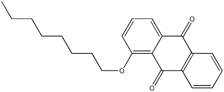 1-(Octyloxy)anthraquinone 结构式