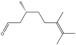 [R,(+)]-3,6,7-Trimethyl-6-octenal 结构式