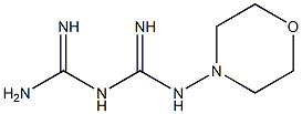 1-Morpholinobiguanide 结构式