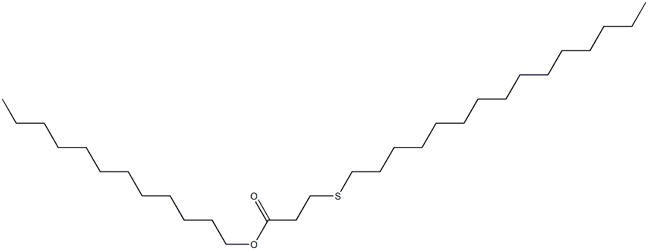 3-(Pentadecylthio)propionic acid dodecyl ester 结构式