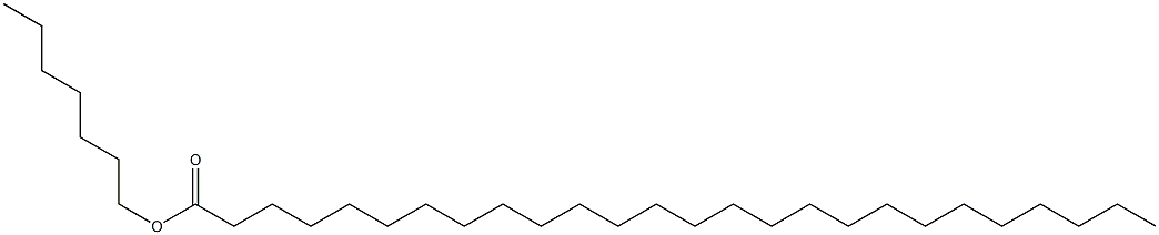 Hexacosanoic acid heptyl ester 结构式