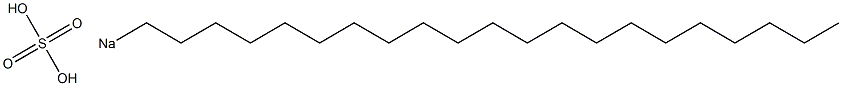 Sulfuric acid henicosyl=sodium salt 结构式