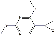 2,4-Dimethoxy-5-(oxiran-2-yl)pyrimidine 结构式