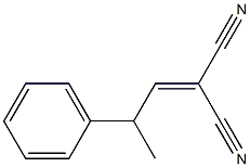 3-Phenyl-1-butene-1,1-dicarbonitrile 结构式