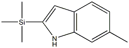 2-Trimethylsilyl-6-methyl-1H-indole 结构式