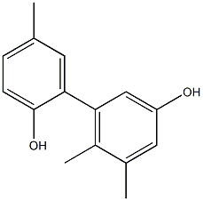 5,5',6-Trimethyl-1,1'-biphenyl-2',3-diol 结构式