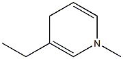 1-Methyl-3-ethyl-1,4-dihydropyridine 结构式