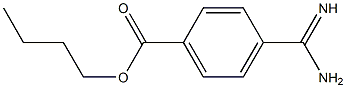 p-Amidinobenzoic acid butyl ester 结构式