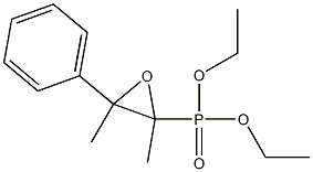 [2,3-Dimethyl-3-phenyloxiranyl]phosphonic acid diethyl ester 结构式