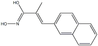 (E)-2-Methyl-3-(2-naphthalenyl)-2-propenehydroximic acid 结构式