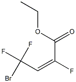 (E)-4-Bromo-2,4,4-trifluoro-2-butenoic acid ethyl ester 结构式