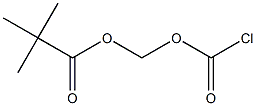 Chlorocarbonic acid (2,2-dimethylpropanoyl)oxymethyl ester 结构式