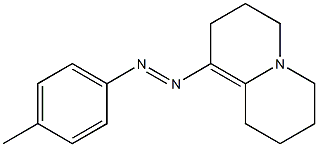 1-(4-Methylphenylazo)-2,3,6,7,8,9-hexahydro-4H-quinolizine 结构式