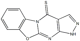 1,2,4a,10-Tetraaza-9-oxacyclopenta[b]fluorene-4(1H)-thione 结构式